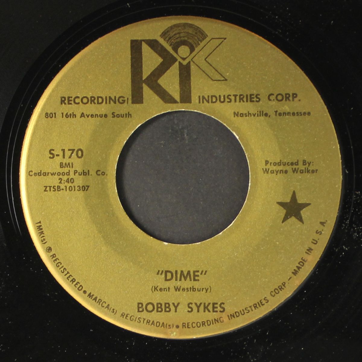 dime / hey bo by BOBBY SYKES