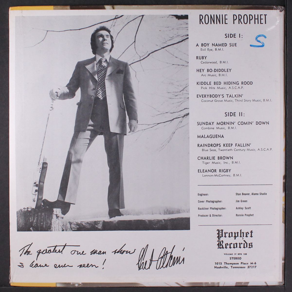 volime iv by RONNIE PROPHET