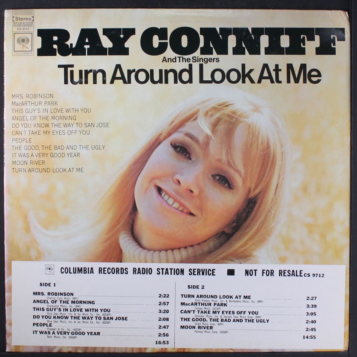turn around look at me by RAY CONNIFF