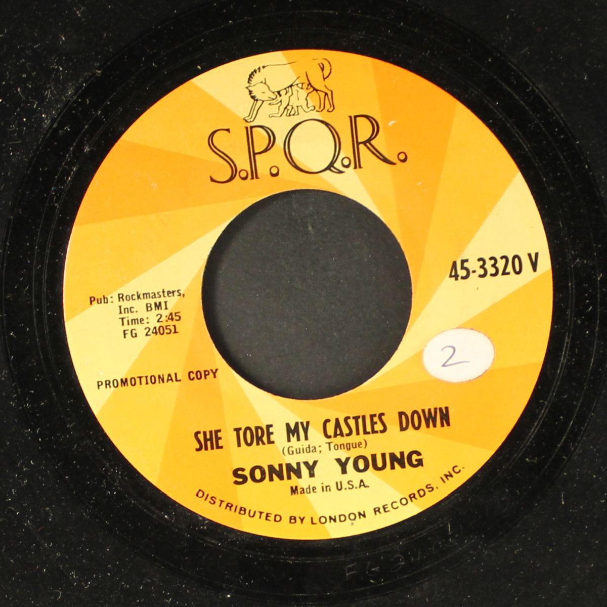 she tore my castles down / judy by SONNY YOUNG