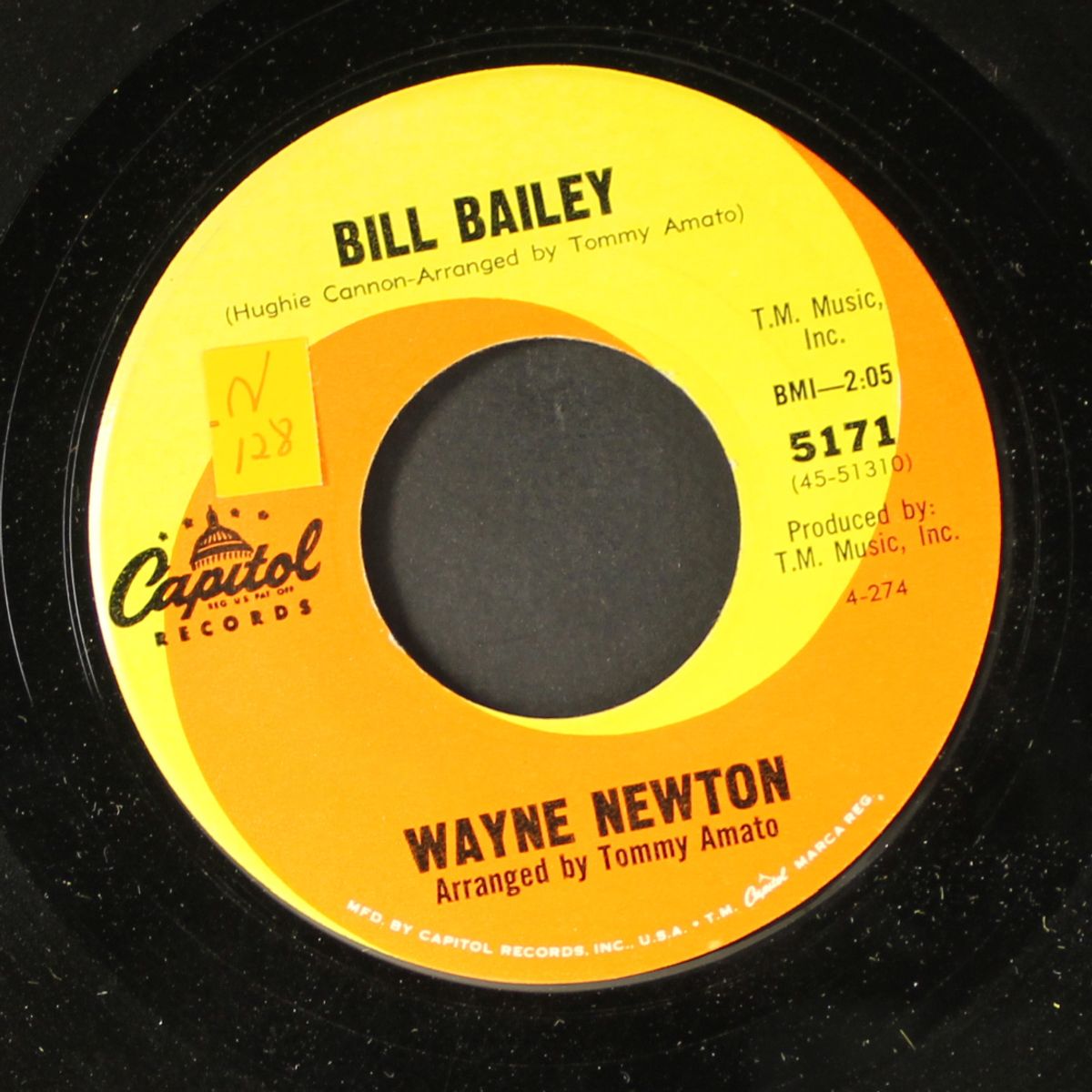 bill bailey / when the saints go marchin' in by WAYNE NEWTON