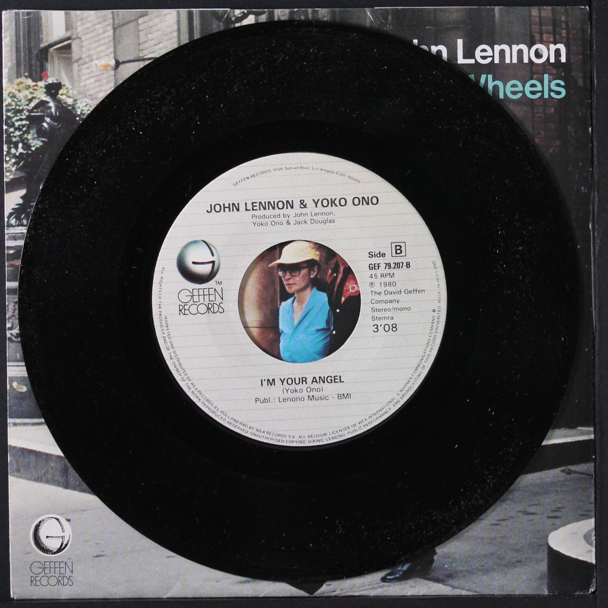 watching the wheels / yes i'm your angel by JOHN LENNON