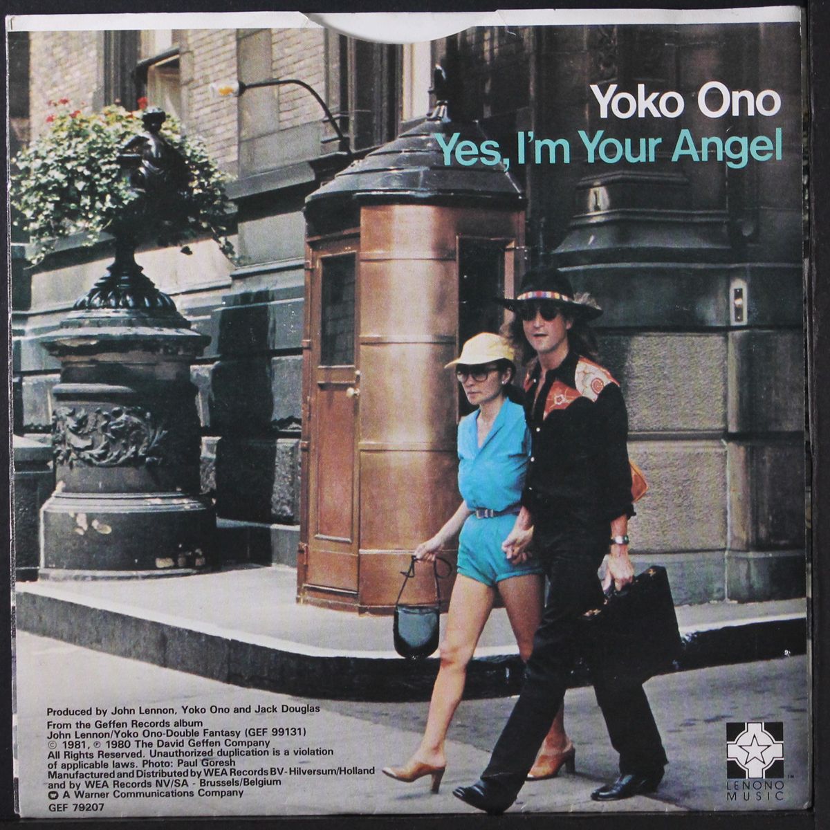watching the wheels / yes i'm your angel by JOHN LENNON