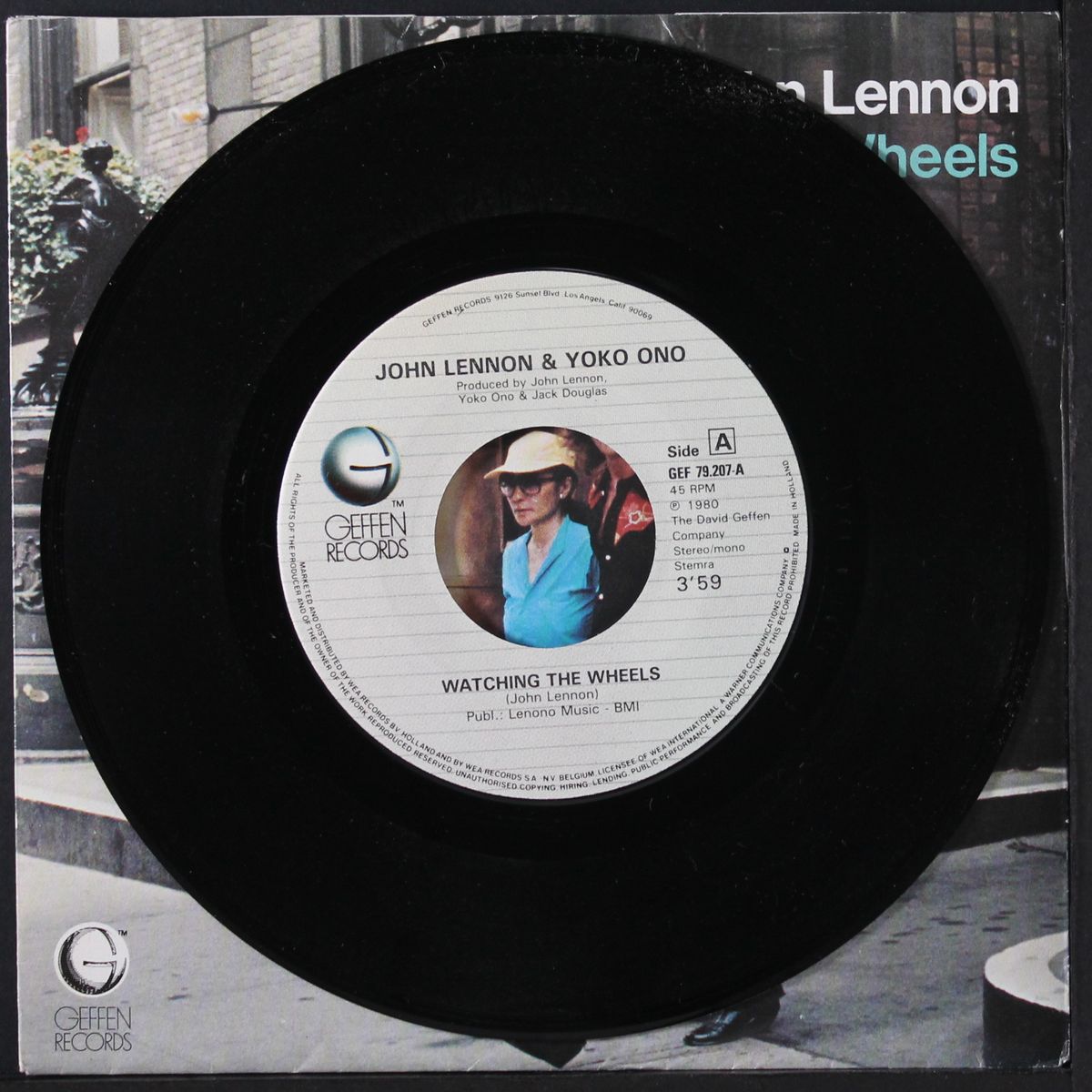 watching the wheels / yes i'm your angel by JOHN LENNON