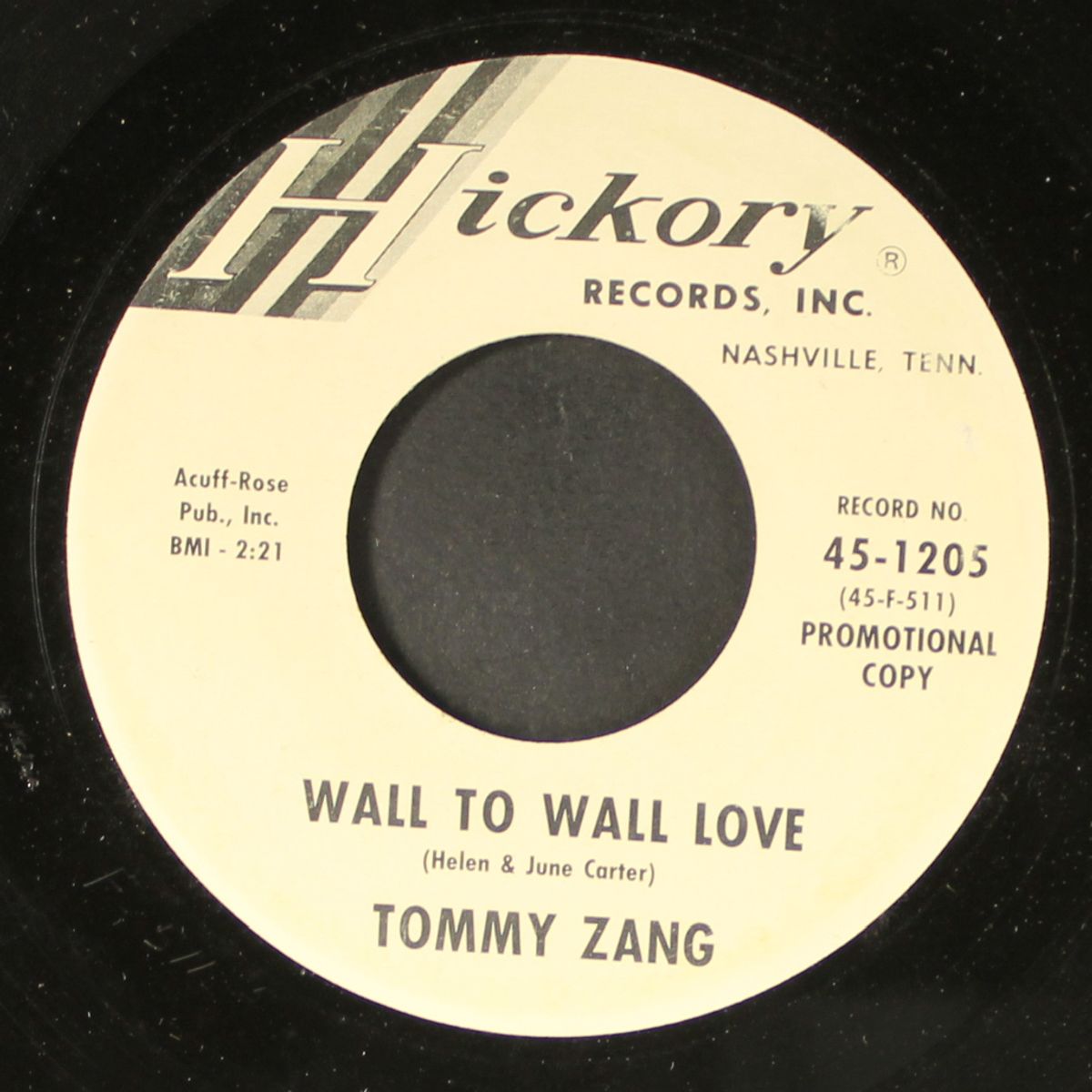 wall to wall love / i take the chance by TOMMY ZANG
