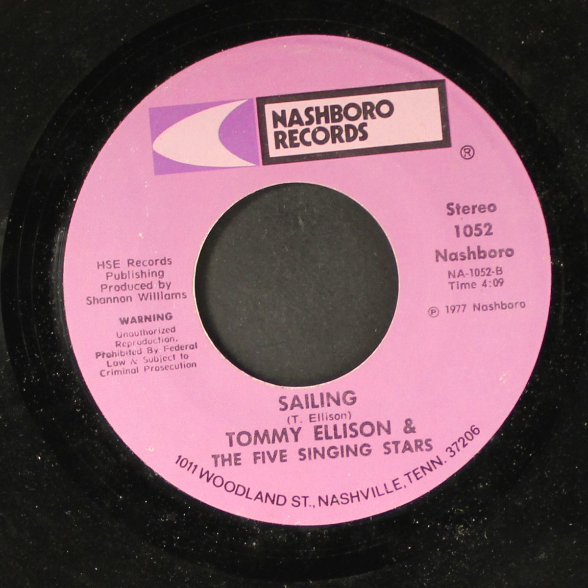 let this be a lesson to you / sailing by TOMMY ELLISON & FIVE SINGING STARS