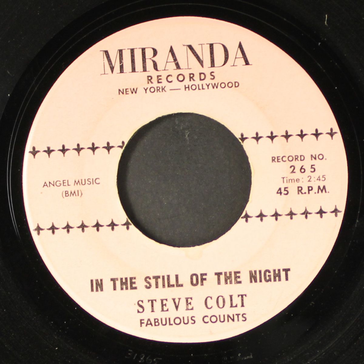 you don't care / in the still of the night by STEVE COLT