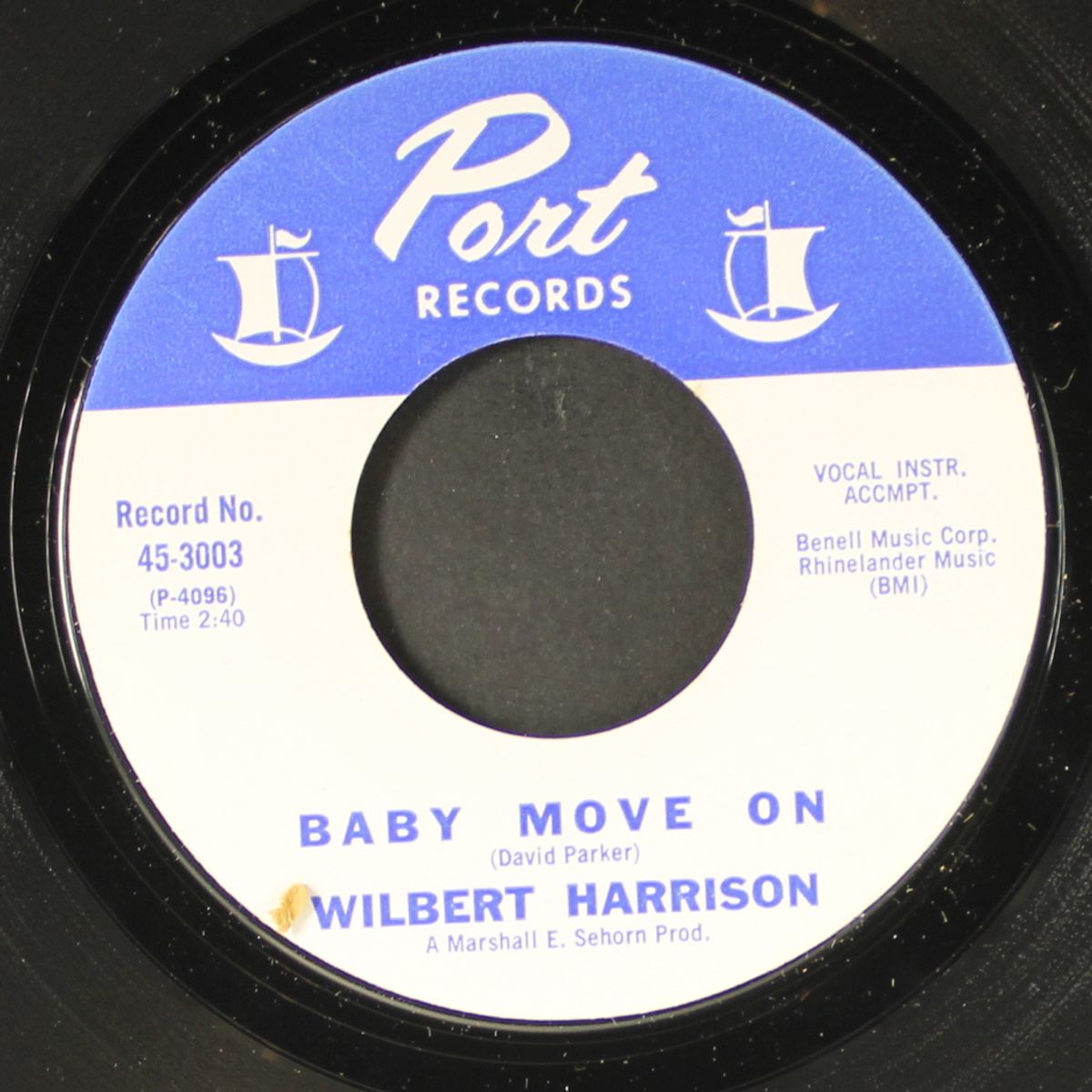 baby move on / you're still my baby by WILBERT HARRISON