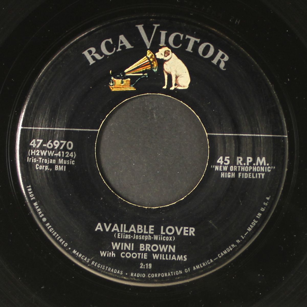 available lover / it's all in your mind by WINI BROWN