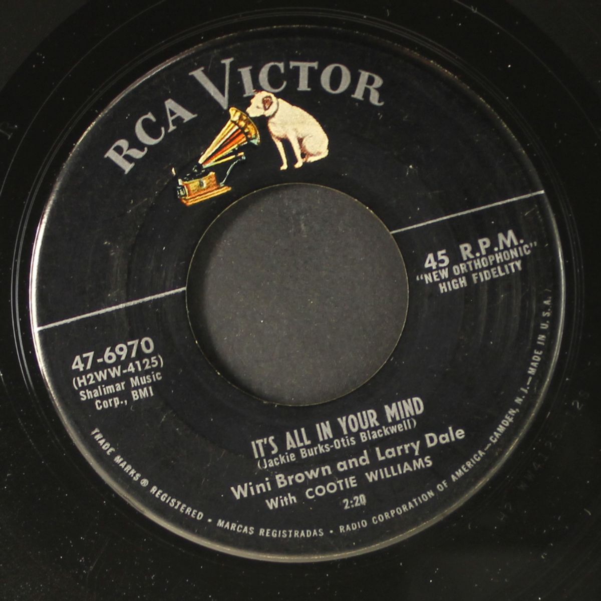 available lover / it's all in your mind by WINI BROWN