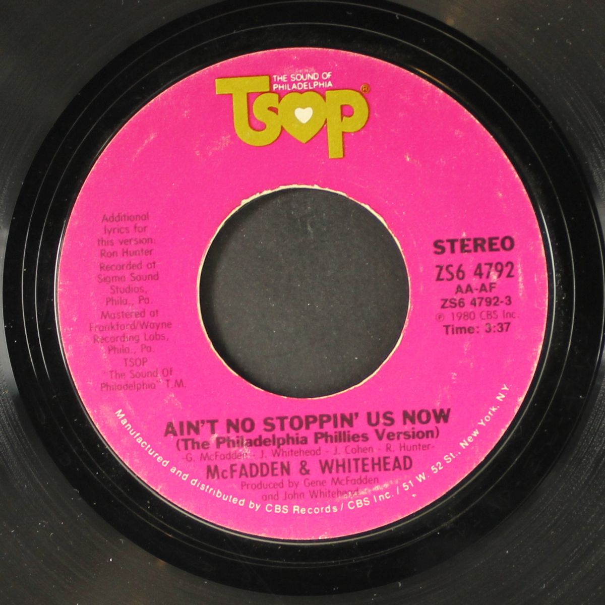 ain't no stopping us now by MCFADDEN & WHITEHEAD