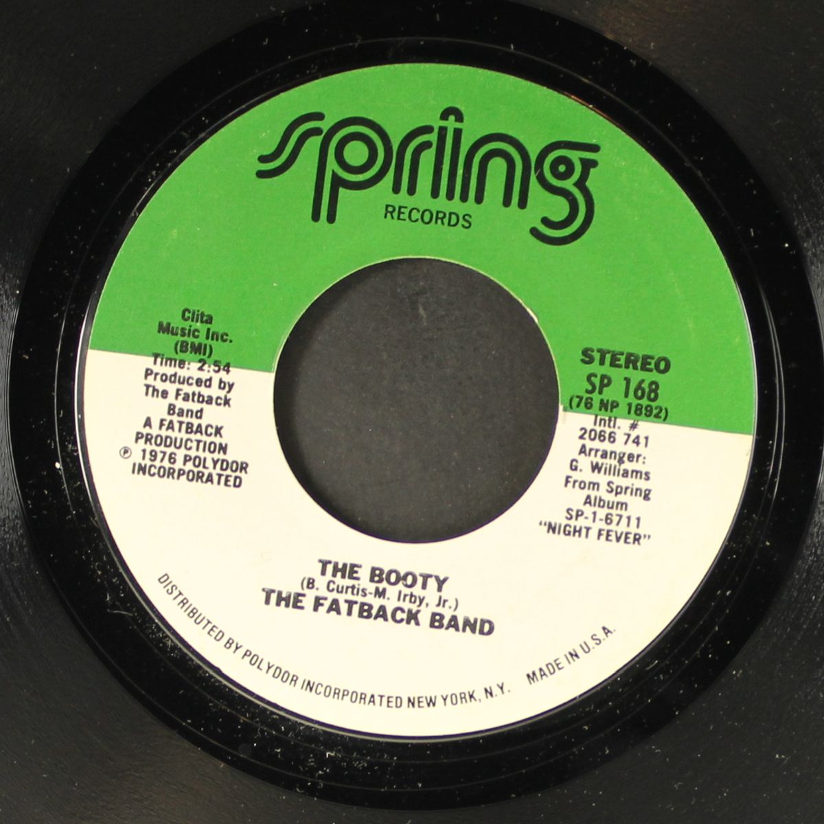 the booty / if that's the way you want it by FATBACK BAND