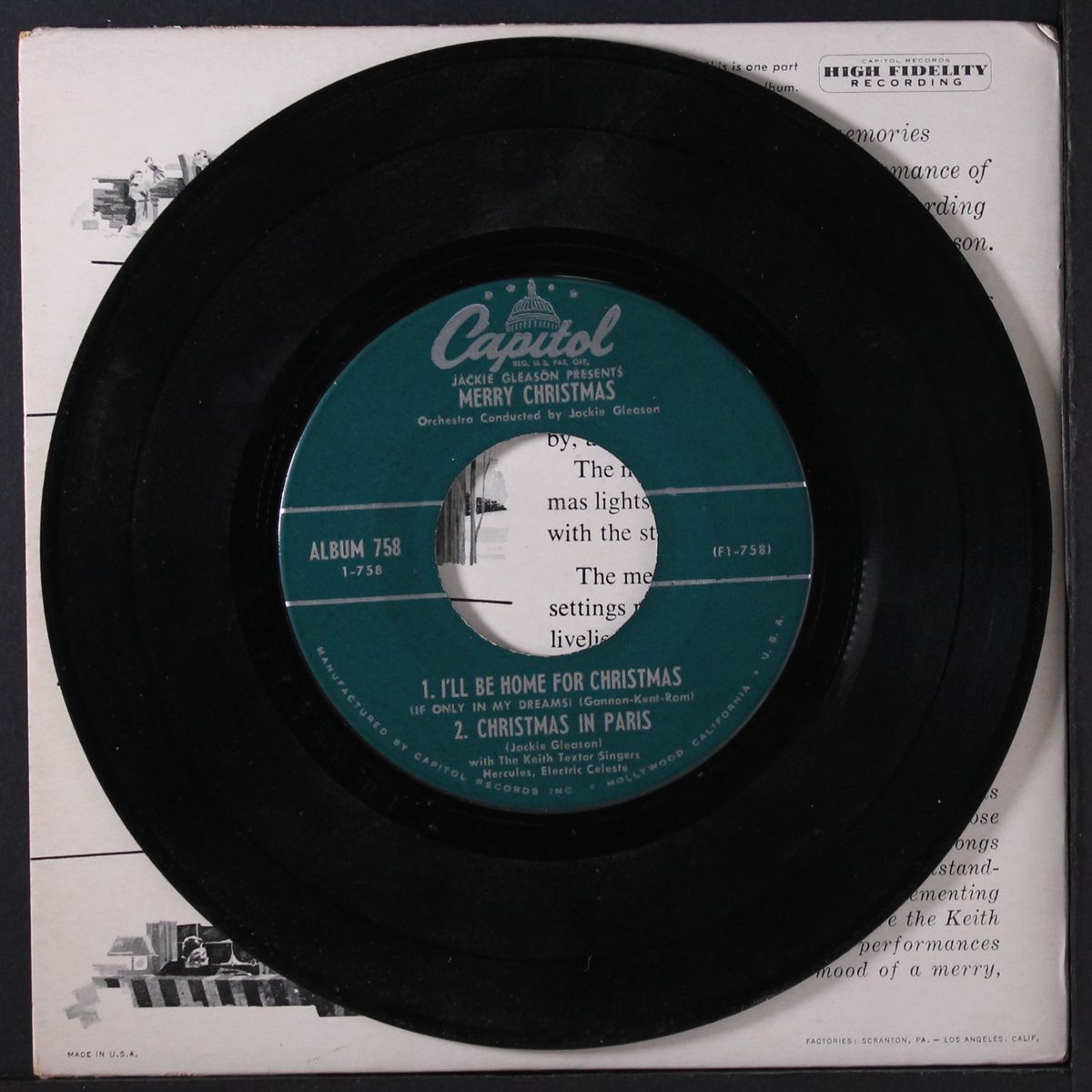 merry christmas, part 1 by JACKIE GLEASON