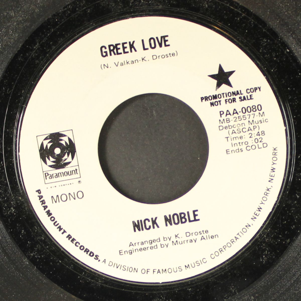 greek love / ramona by NICK NOBLE