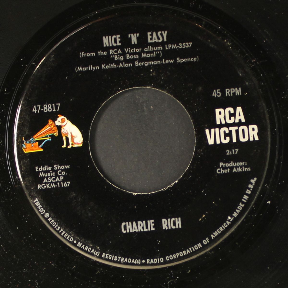 nice 'n' easy / ol' man river by CHARLIE RICH