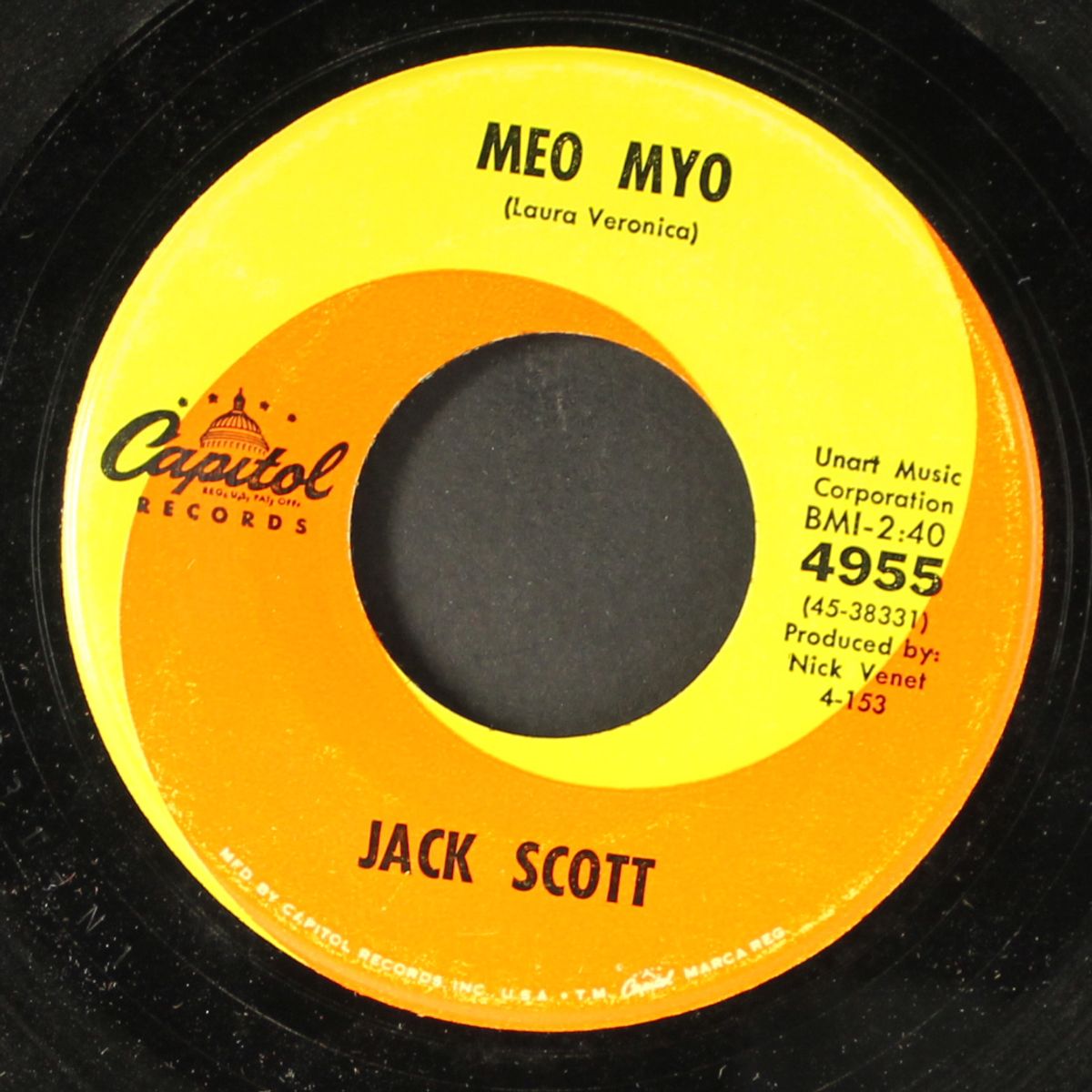 all i see is blue / meo myo by JACK SCOTT