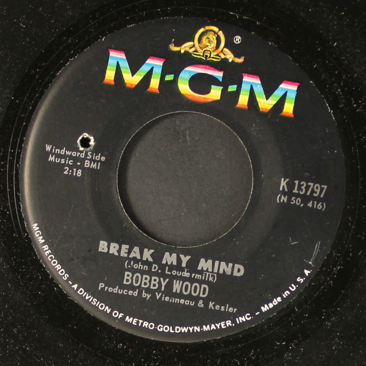 break my mind by BOBBY WOOD