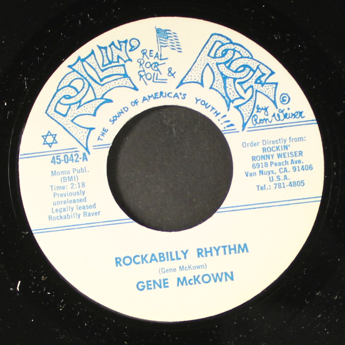rockabilly rhythm / dreamgirl by GENE MCKOWN