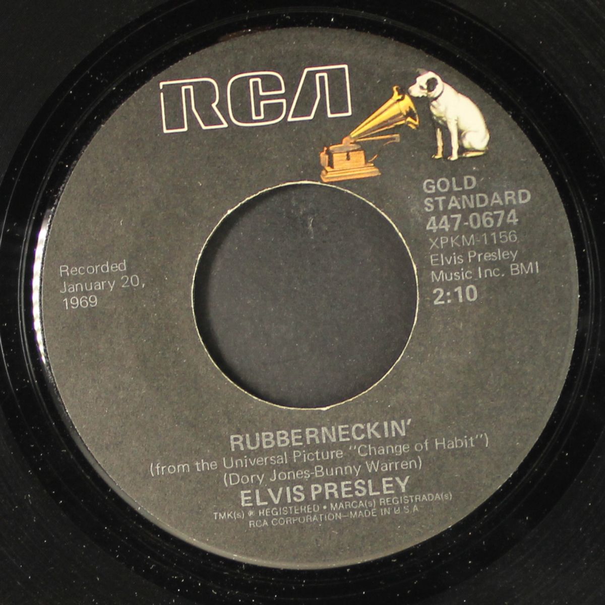 don't cry daddy / rubberneckin' by ELVIS PRESLEY