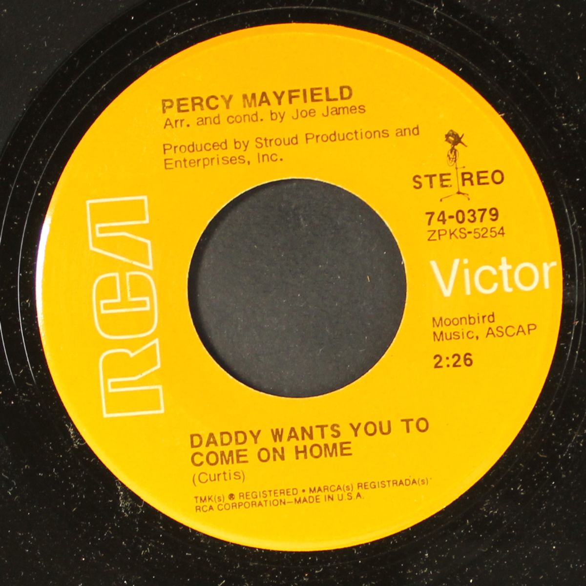 weakness is a thing called man / daddy wants you to come on home by PERCY MAYFIELD