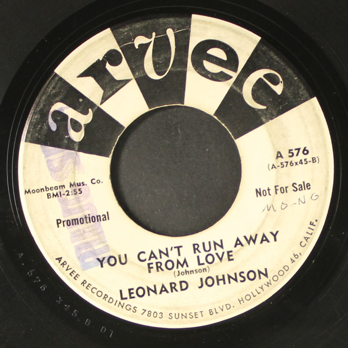 the bug / you can't run away from love by LEONARD JOHNSON