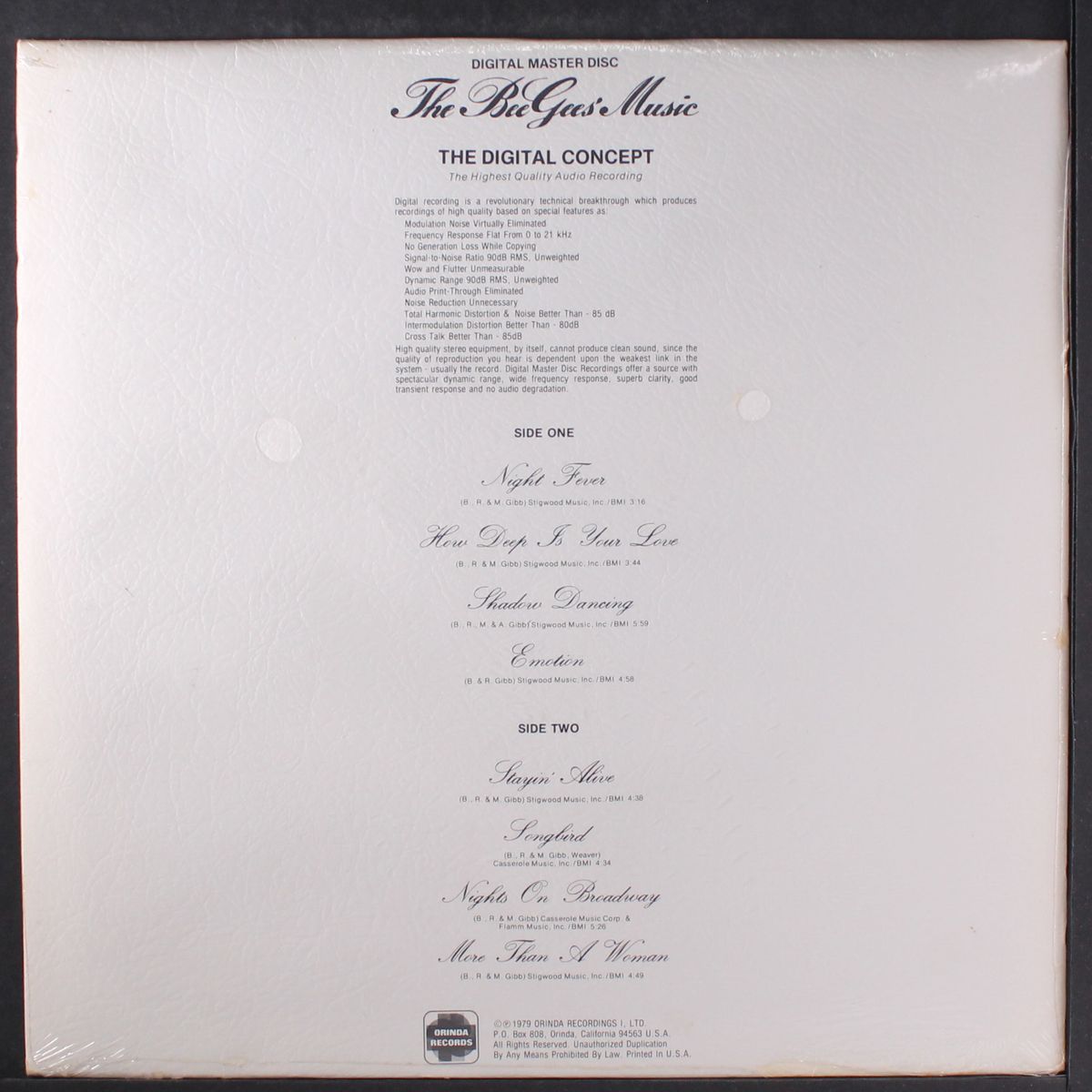 the bee gee's music by MAESTRO CARMEN DRAGON