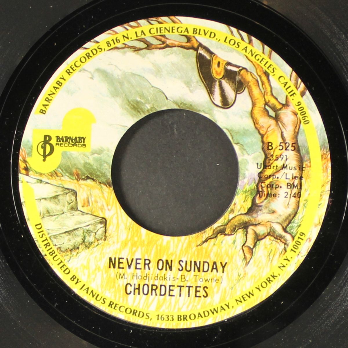 never on sunday / faraway star by CHORDETTES