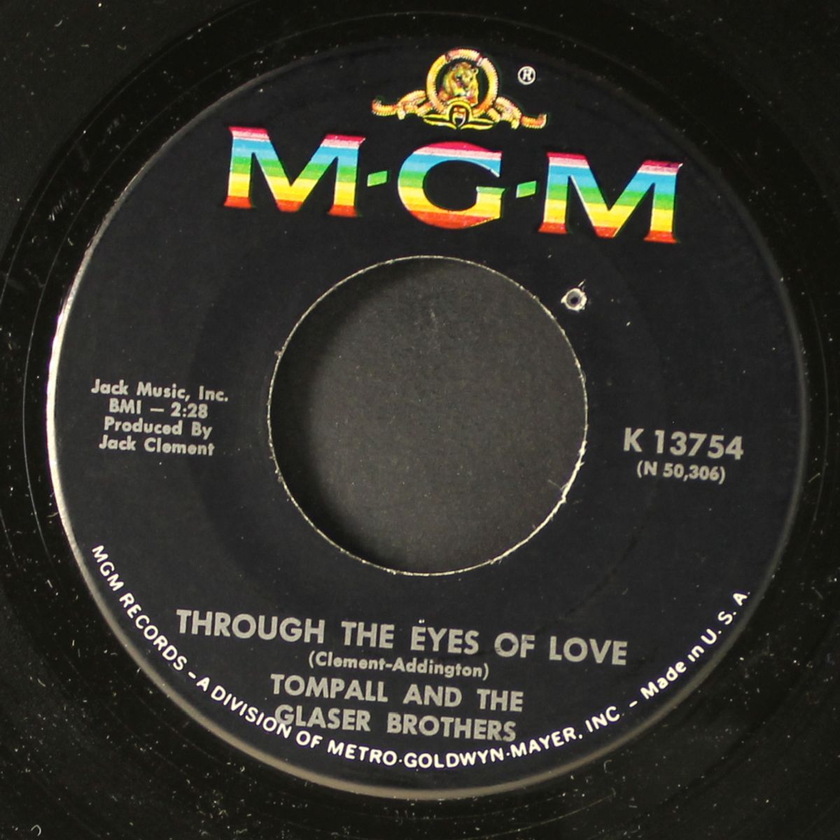 she loved the wrong man / through the eyes of love by TOMPALL & GLASER BROTHERS
