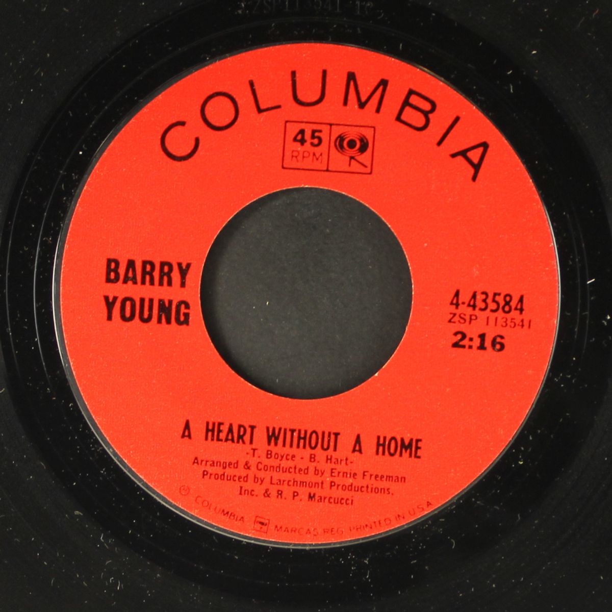 a heart without a home / he'll have to go by BARRY YOUNG