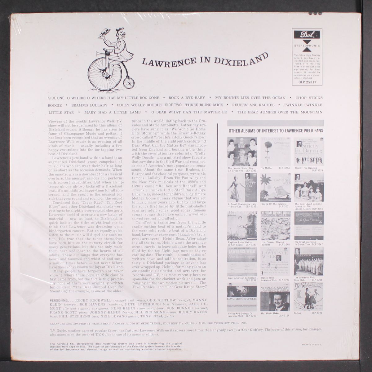 lawrence in dixie-land by LAWRENCE WELK