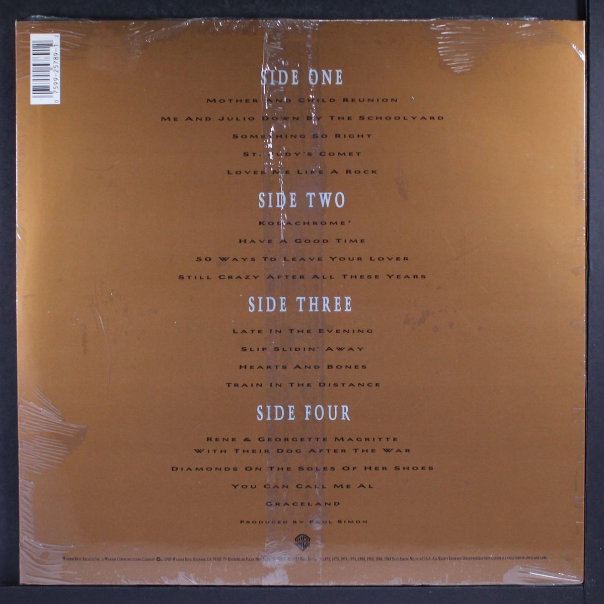 negotiations and love songs '71-86 by PAUL SIMON