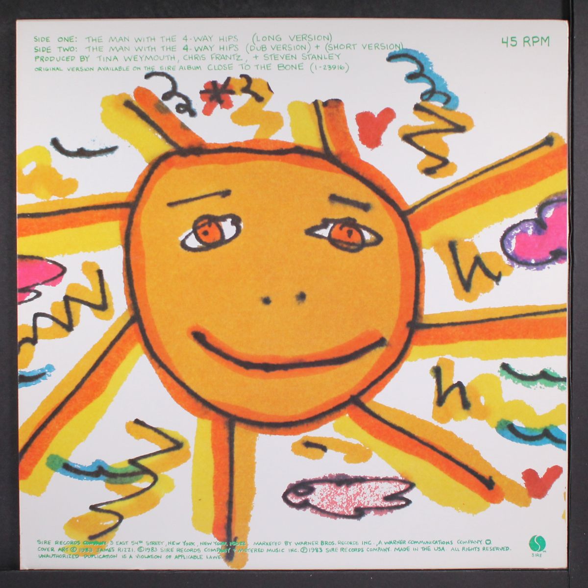 the man with the 4 way hips by TOM TOM CLUB