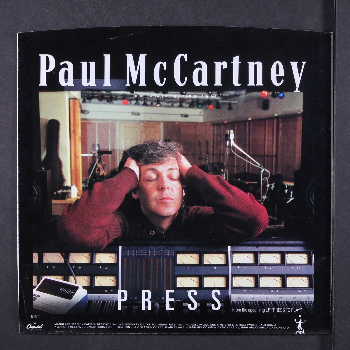 press by PAUL MCCARTNEY