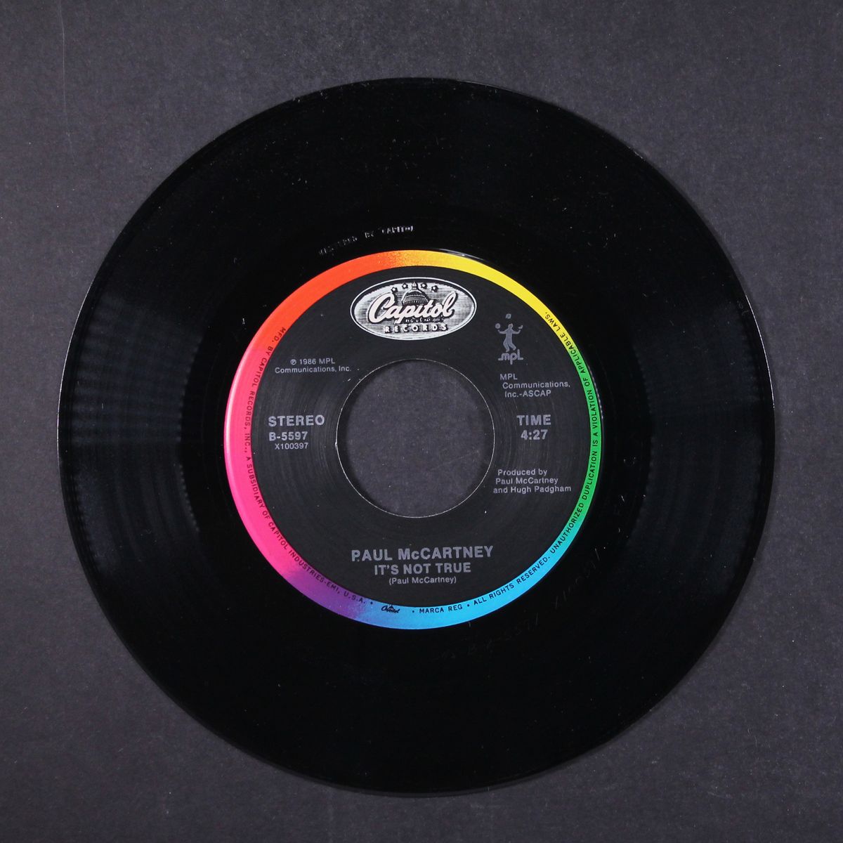 press by PAUL MCCARTNEY