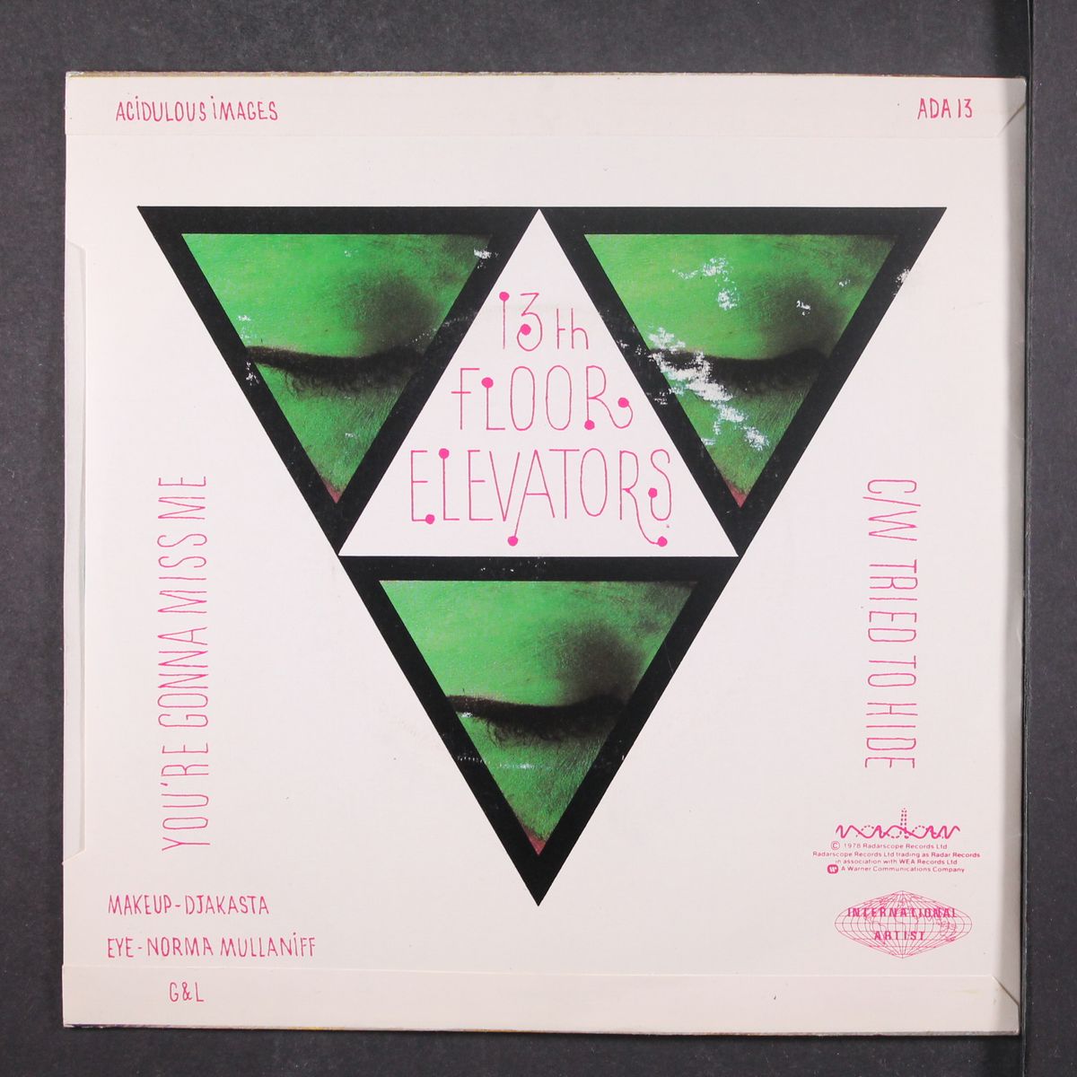 you're gonna miss me / tried to hide by THIRTEENTH FLOOR ELEVATORS