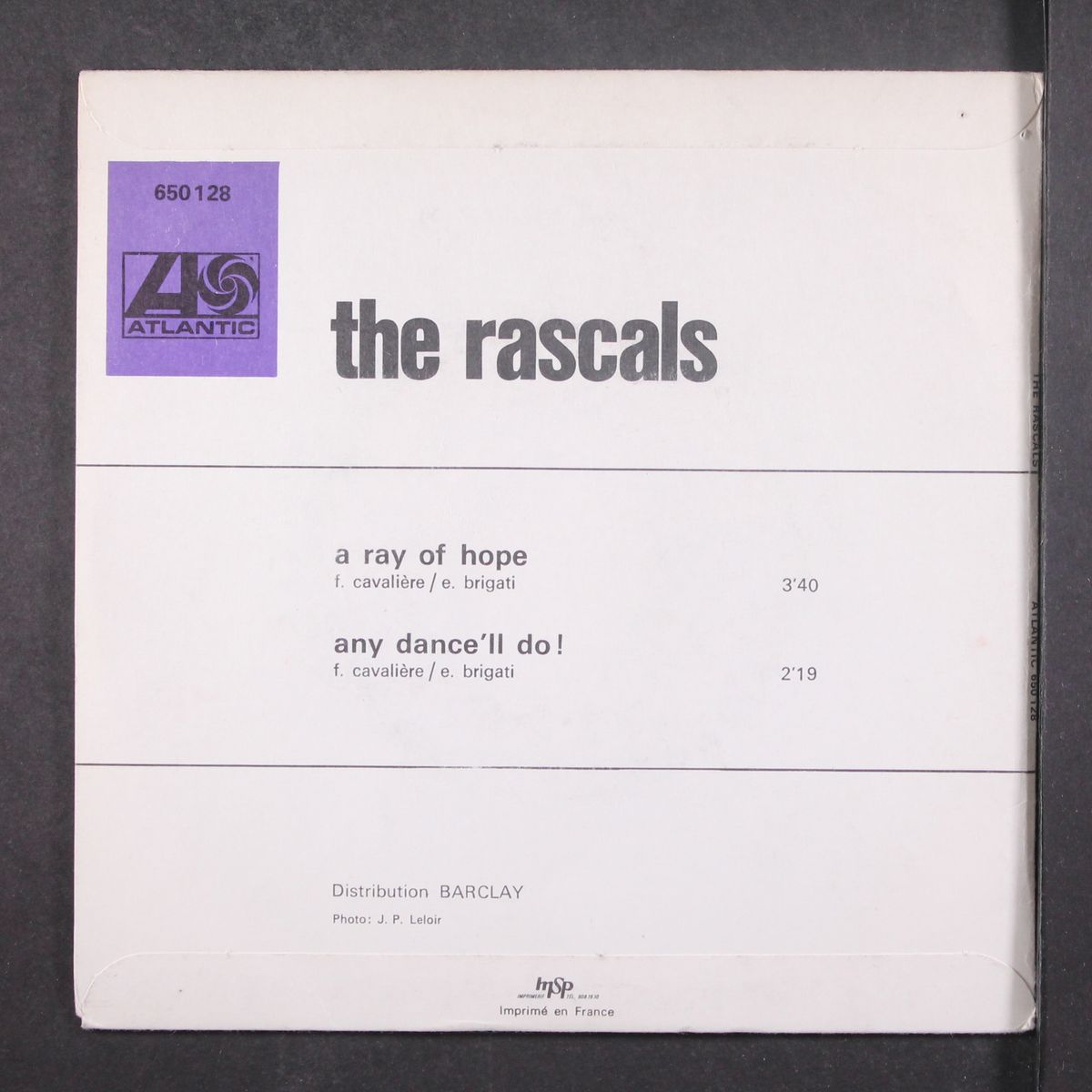 a ray of hope / any dance'll do by RASCALS