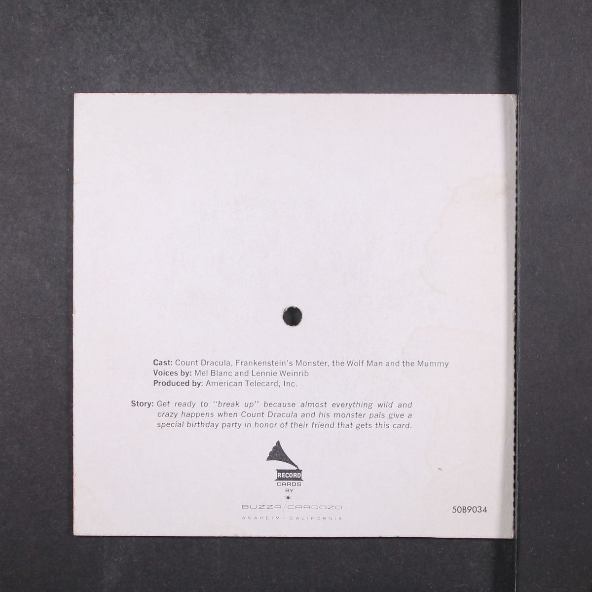 happy birthday by MEL BLANC
