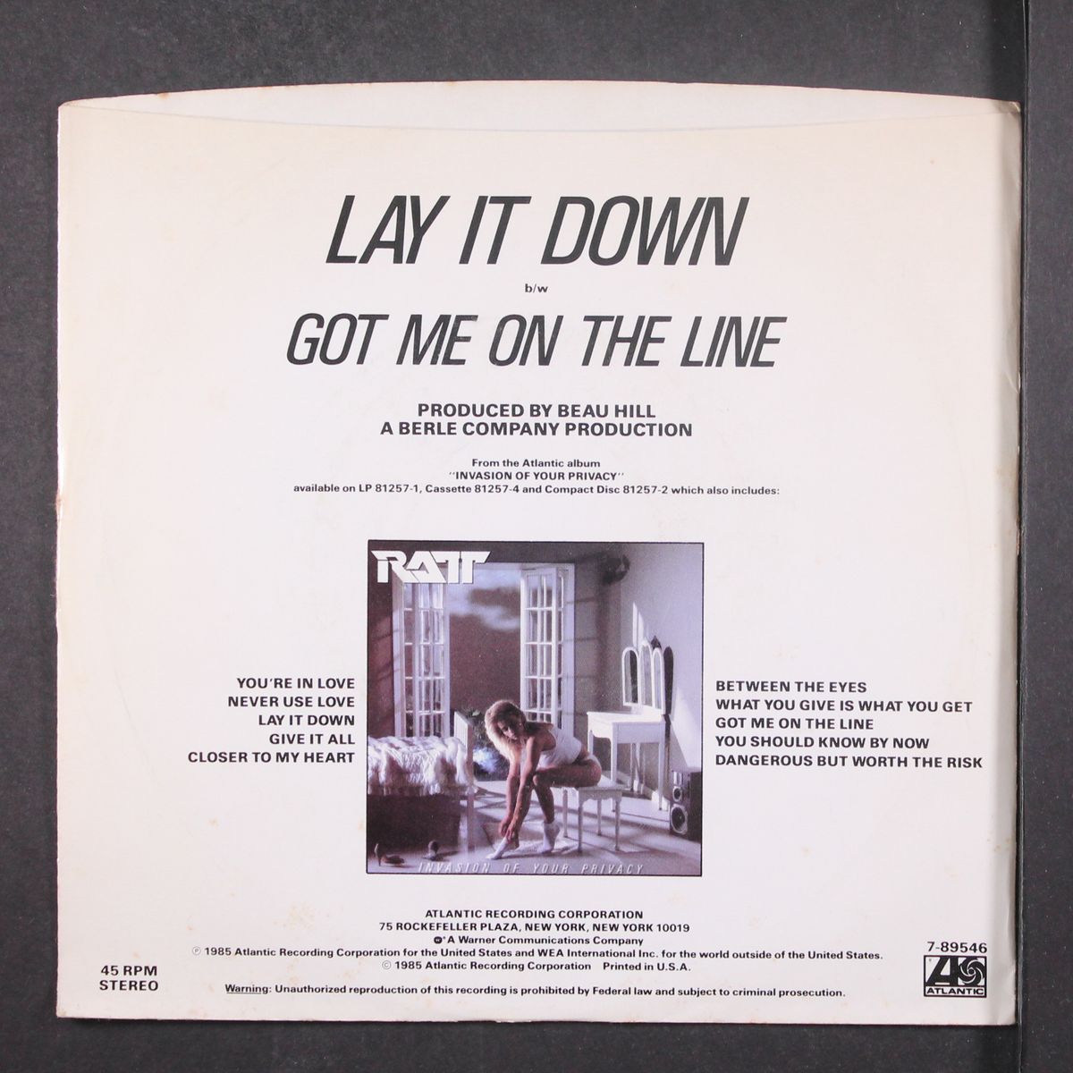 lay it down by RATT