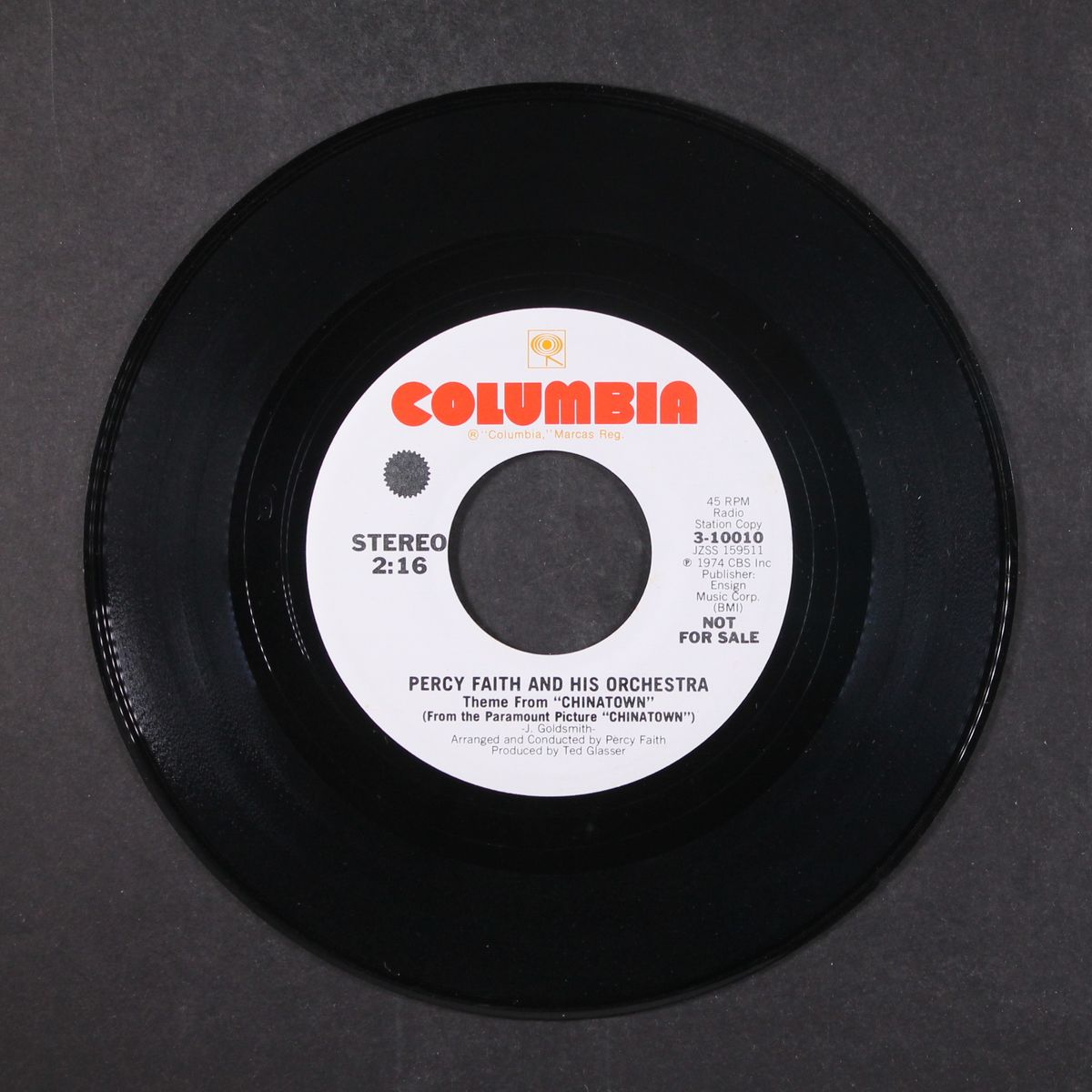 theme from chinatown / fifth movement by PERCY FAITH