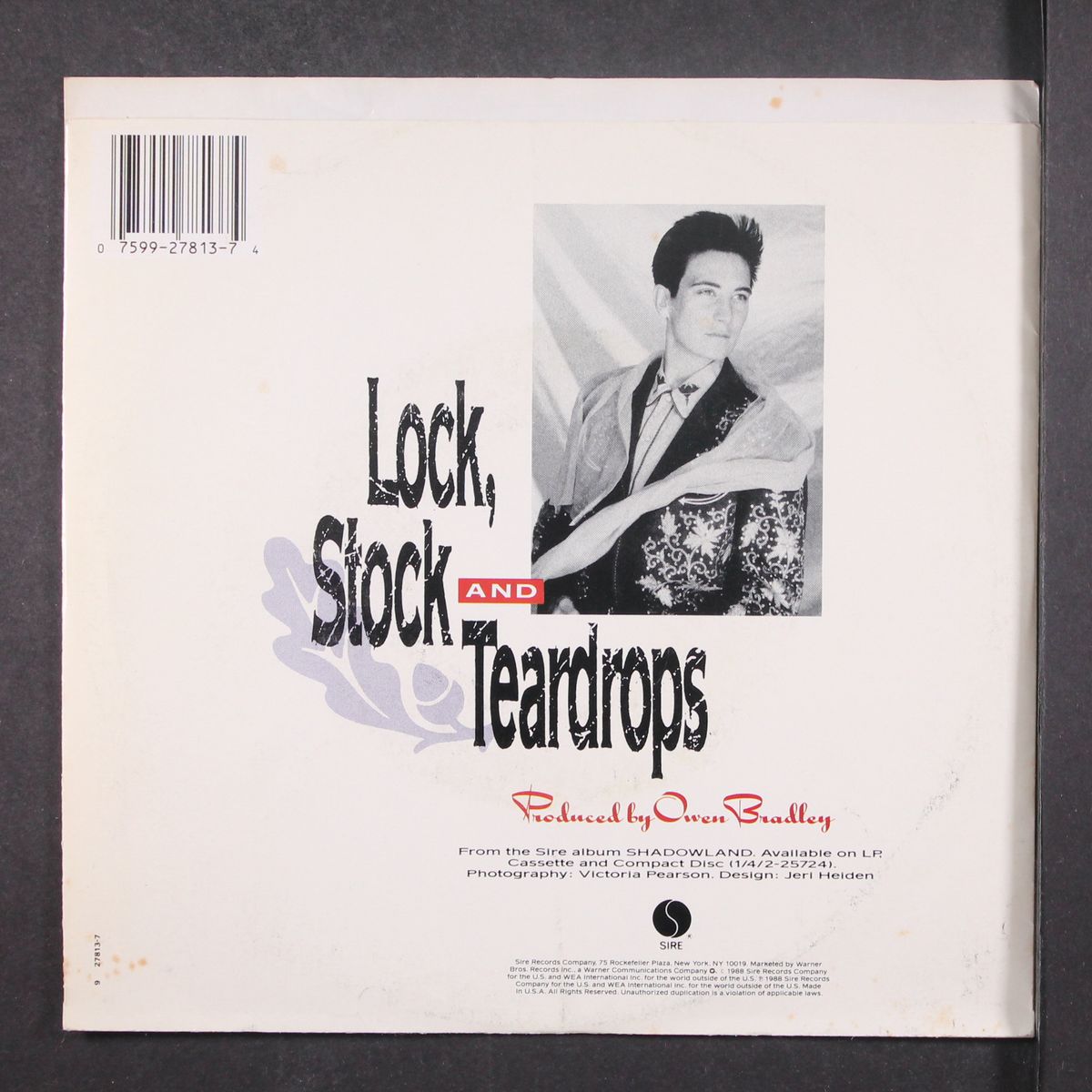 lock stock and teardrops / don't let the stars get in your eyes by K.D. LANG