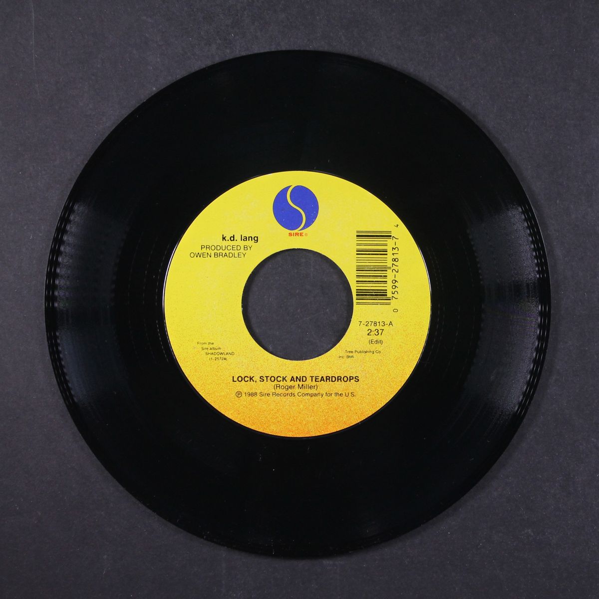 lock stock and teardrops / don't let the stars get in your eyes by K.D. LANG