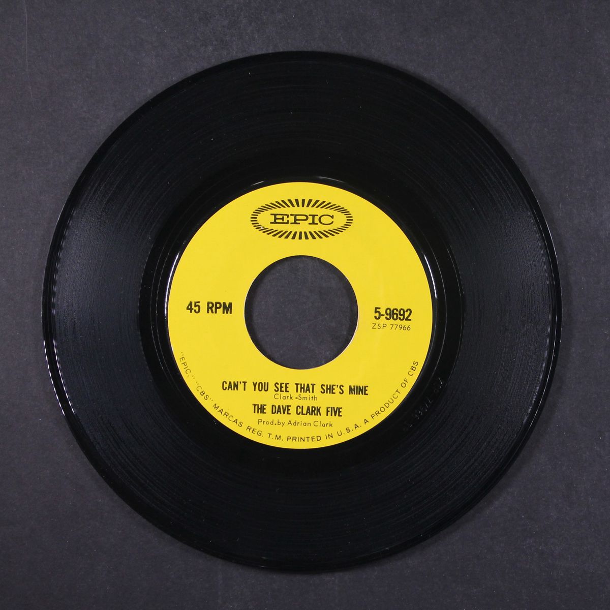 can't you see that she's mine / no time to lose by DAVE CLARK FIVE