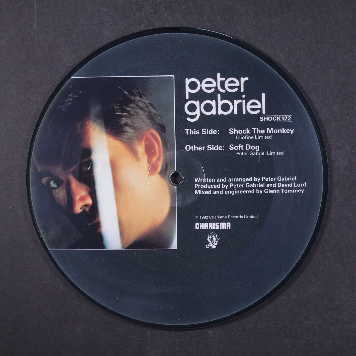 shock the monkey / soft dog by PETER GABRIEL