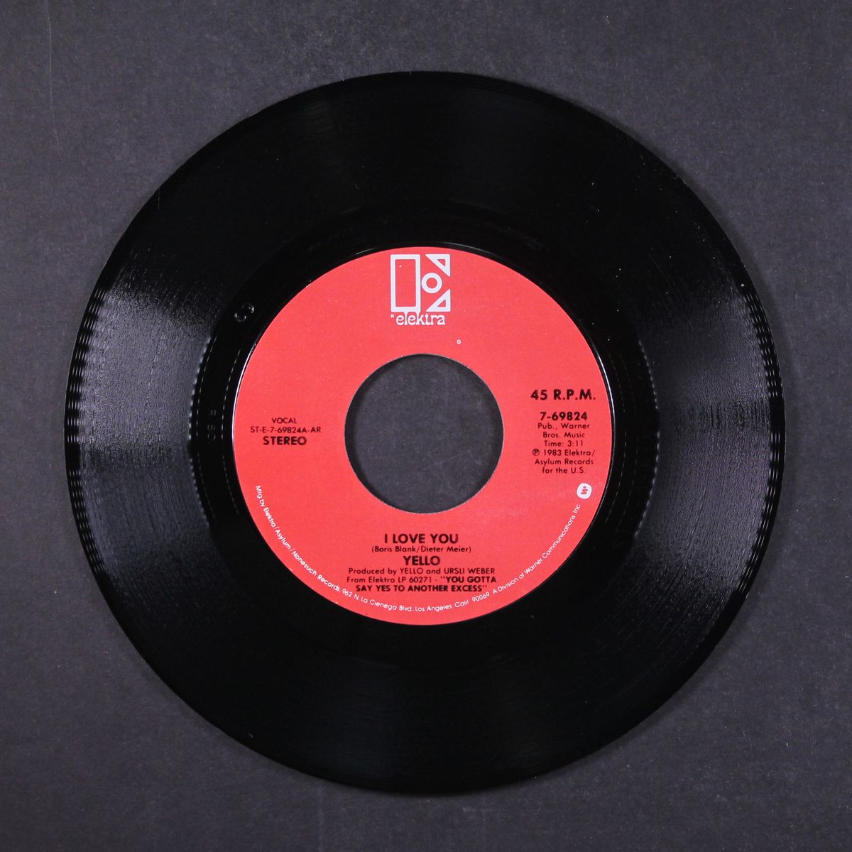 i love you / rubber west (instro) by YELLO