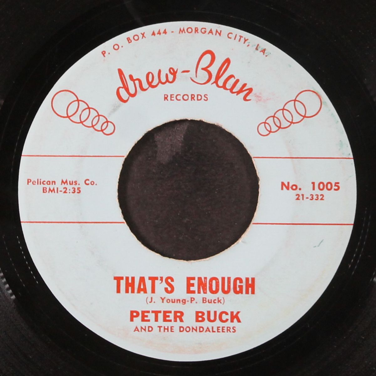 that's enough / the clock by PETER BUCK