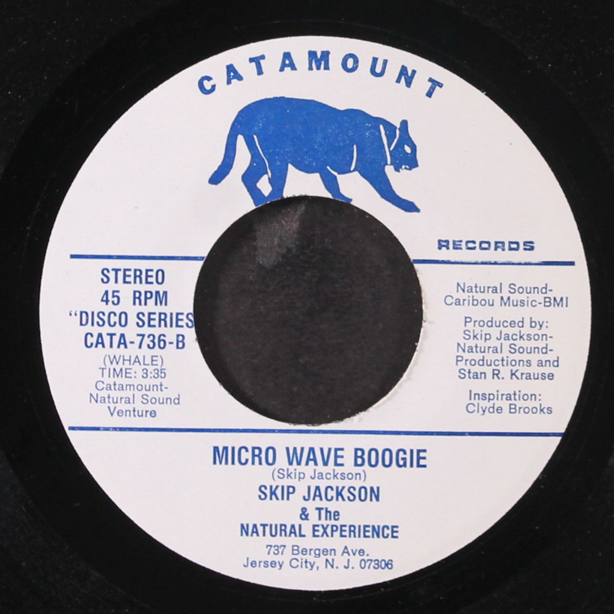 micro wave boogie / instrumental by SKIP JACKSON & THE NATURAL EXPERIENCE