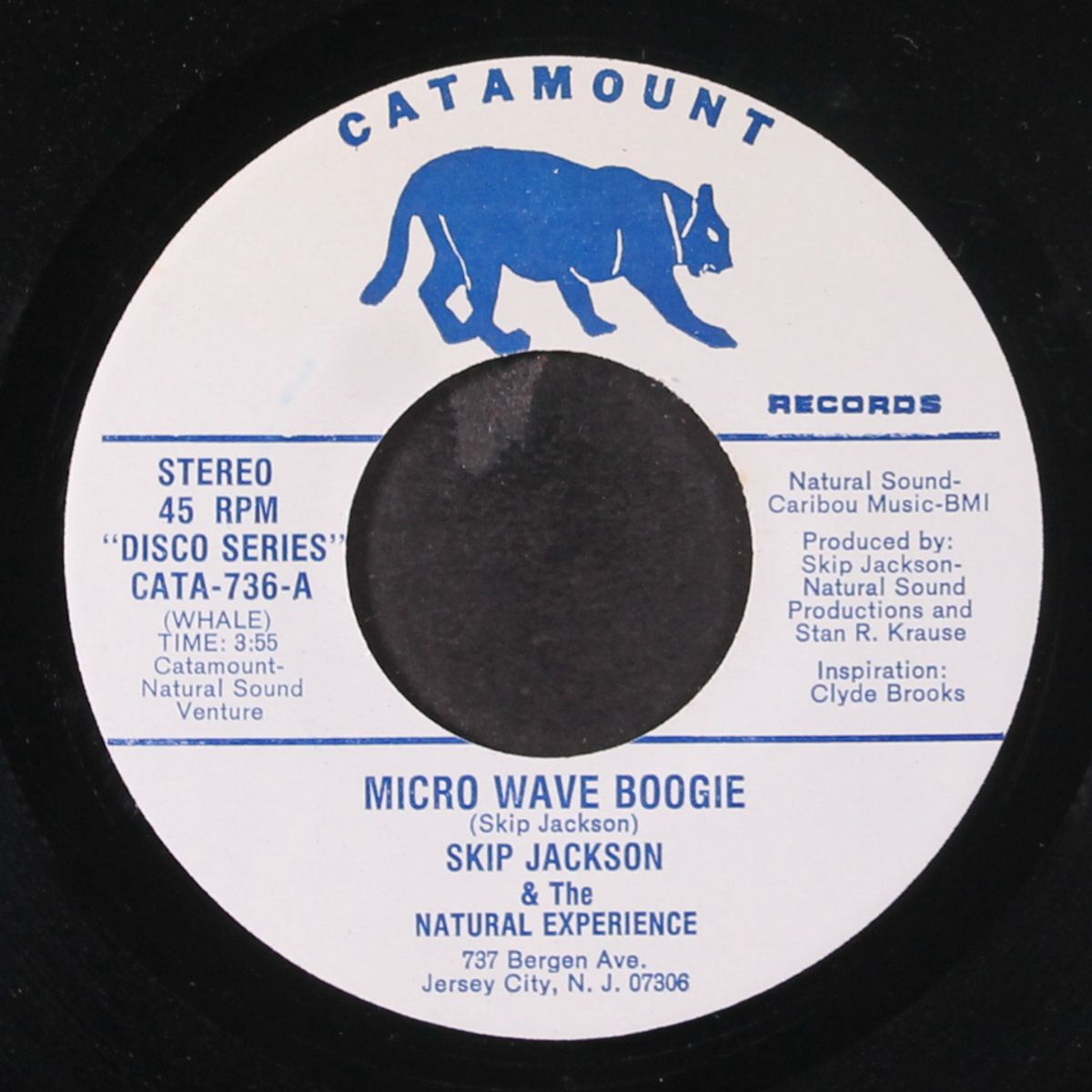 micro wave boogie / instrumental by SKIP JACKSON & THE NATURAL EXPERIENCE