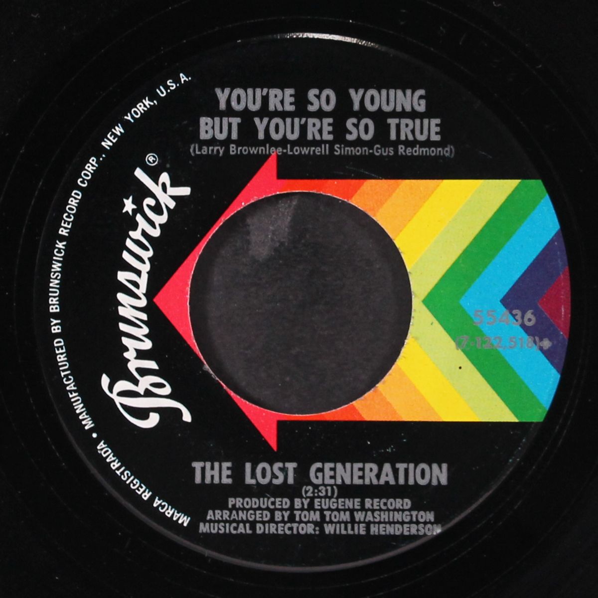 the sly, slick, and the wicked / you're so young but you're so true by LOST GENERATION