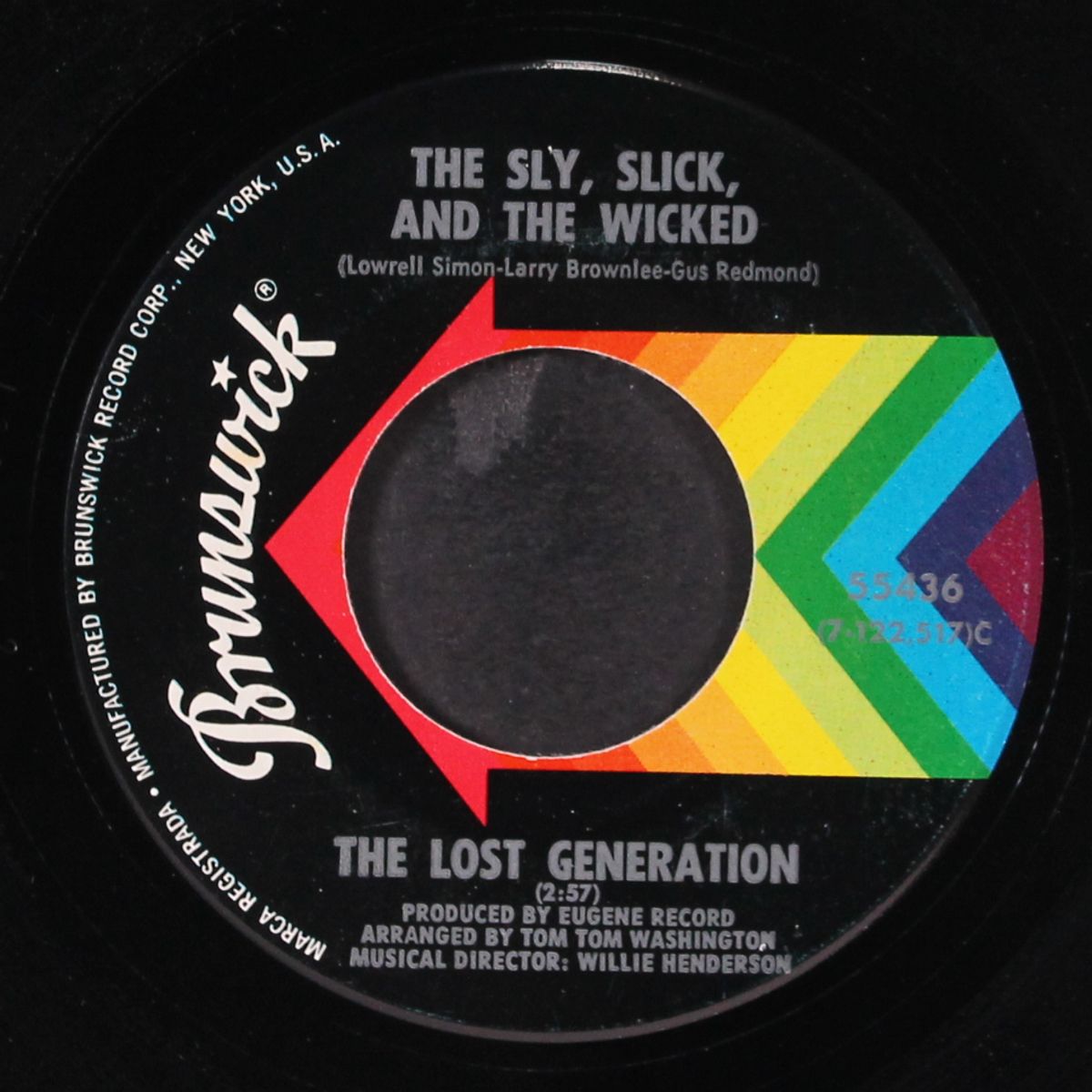 the sly, slick, and the wicked / you're so young but you're so true by LOST GENERATION
