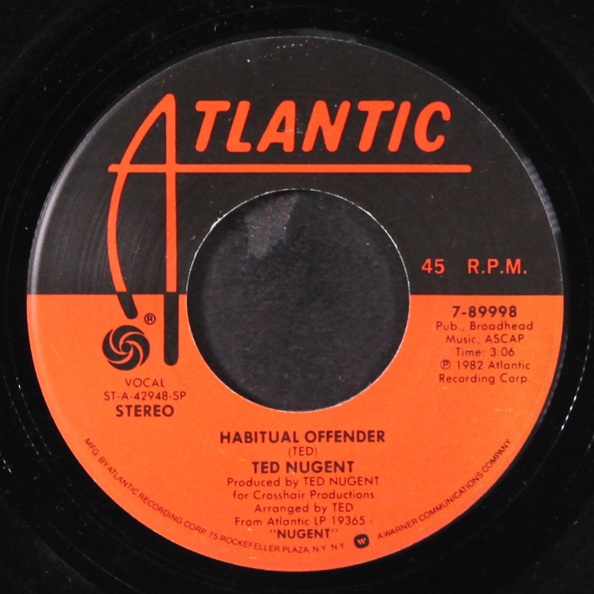 bound and gagged / habitual offender by TED NUGENT
